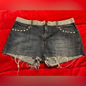 Levi Denim Biker Shorts